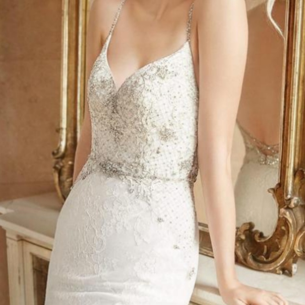 Alvina Valenta 9615 size 6 wedding dress - Picture 1 of 7